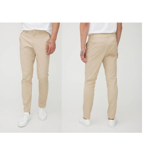 NWT Kit And Ace | Navigator Commute Pants Slim Fit In Sand (30x33) - Picture 2 of 11